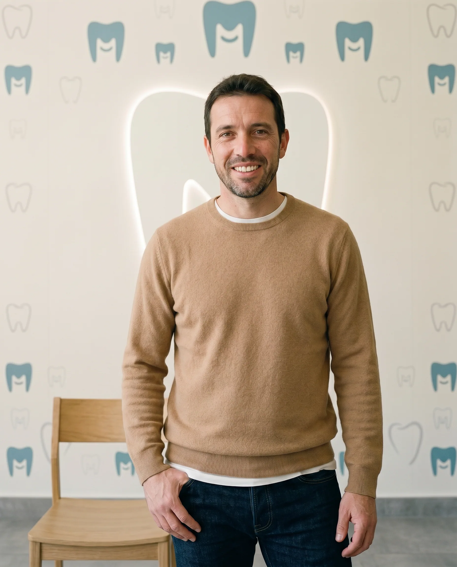 Caso de carillas de porcelana Emax después · MAKEDA Barcelona