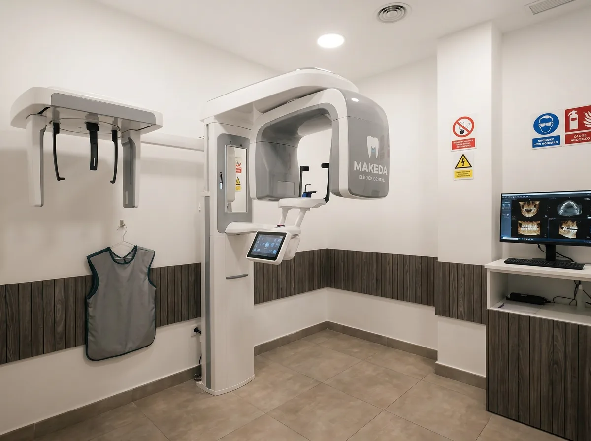 Quirófano de implantología en MAKEDA Barcelona con TAC 3D y escáner intraoral